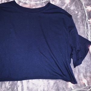 Blue Cropped Top